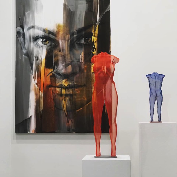 Art Fair presenting contemporary painting and modern sculpture by artist David Begbie