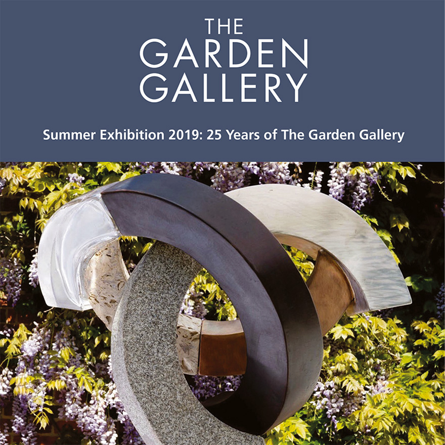 25 years of the Garden Gallery - invitation to the summer exhibition with sculpture and plants