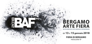 logo BAF for Bergamoe Arte Fiera 2018 in Italy