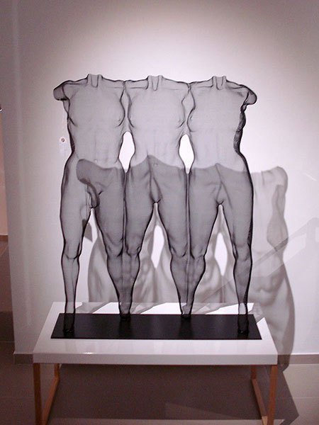 David Begbie Sculpture of three male figures