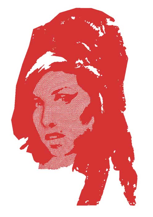 David Begbie Sculpture AMY Winehouse red