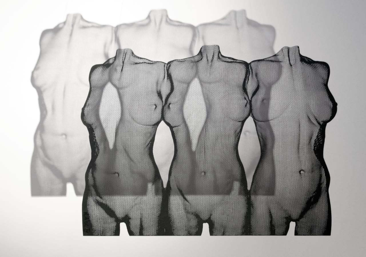 David Begbie Sculpture Intemates panel shadow projection2