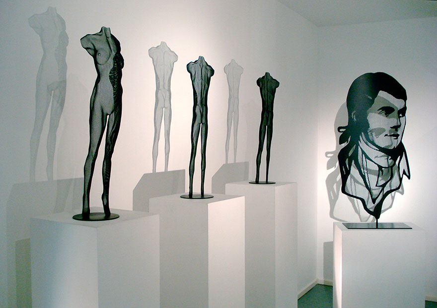 David Begbie sculpture STILLNEWD and ROBERT BURNS PORTRAIT