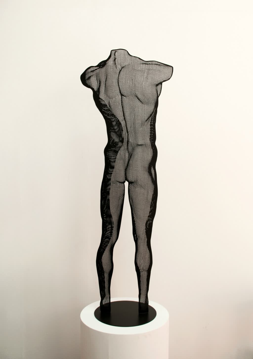 David Begbie sculpture steel male figure large