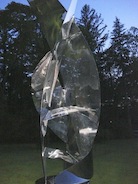 shining garden sculpture dawn